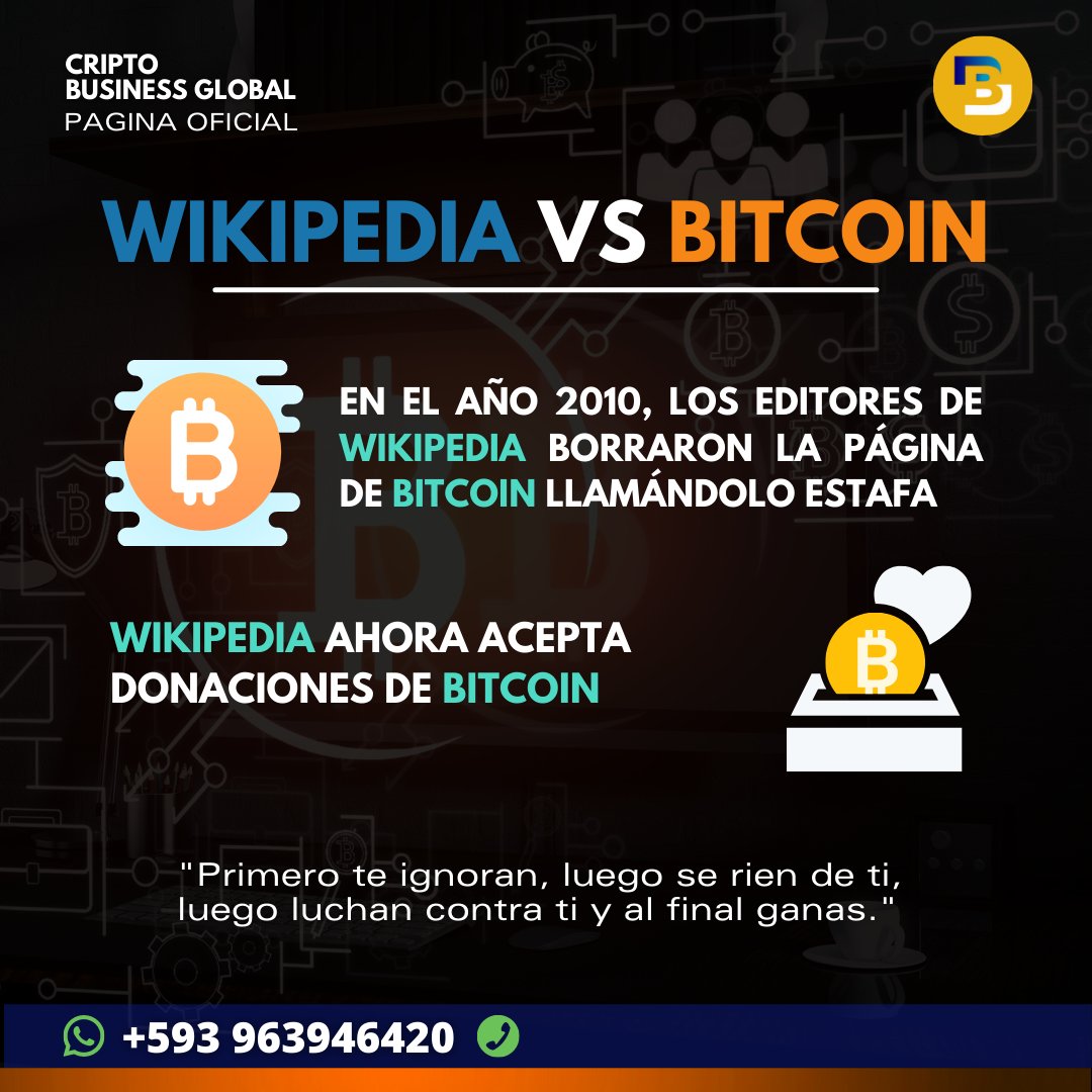cripto_bglobal's tweet image. Contáctanos 📱
↪ +593 96 394 6420
-
-
-
#Criptomonedas #Bitcoin #Publicidad #Inversiones #wallstreet #acciones #economia #finanzas #educacionfinaciera #educacion #ahorro #inversion #criptobglobal #forevergain #criptobusinessglobal