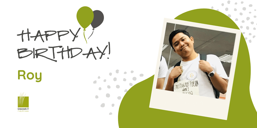 GrassrootsIT's tweet photo. Have a fun-filled day Roy! 🎉🎂 #nerdherd https://t.co/Y2V9ouWJwI