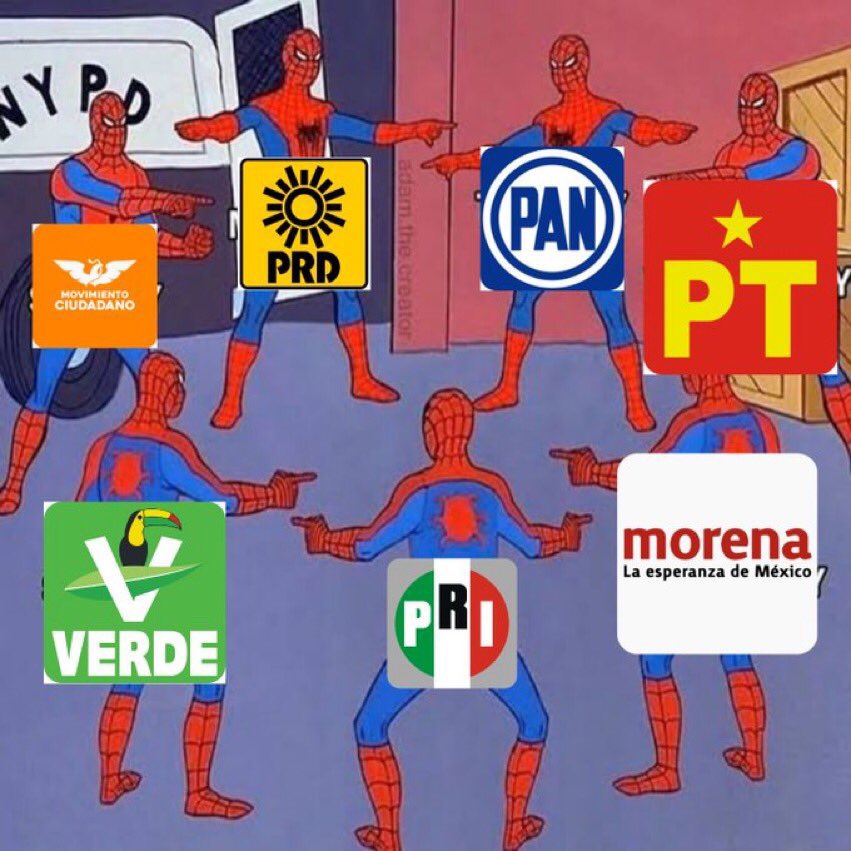 DetonanteIdeas's tweet photo. REPRESENTACIÓN GRÁFICA DE NUESTRO "HEROÍCO" SISTEMA DE PARTIDOS

Entre quién reparte más tarjetas en época de campañas y quién es el culpable de la tragedia en la línea 12 del metro, así se ven los partidos políticos de nuestro país...

¿Qué opinan? https://t.co/jQ5tYK4kak