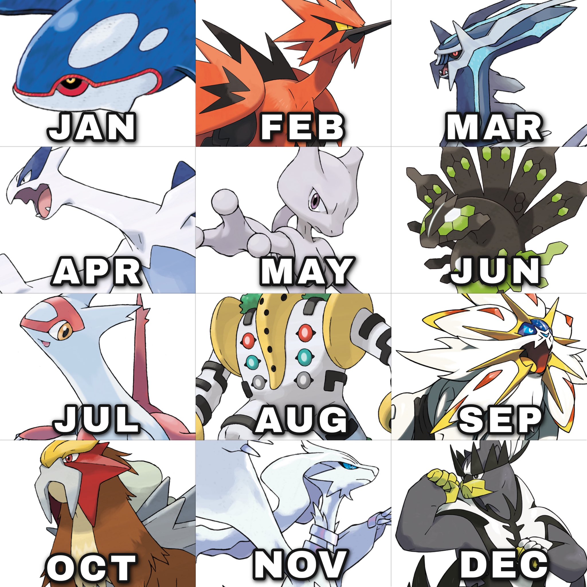 Touya! ☆ on X: Your birth month determines which mainline Pokemon game you  have to play:  / X