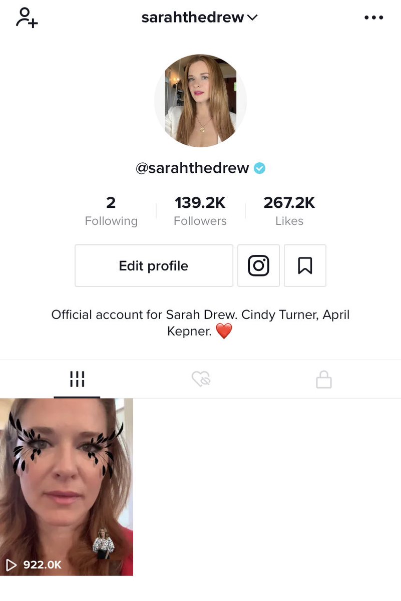 sarahdrew's tweet photo. Verified on ⁦@tiktok_us⁩    Oh lord- what have I gotten myself into? https://t.co/0uyTdzMLAB