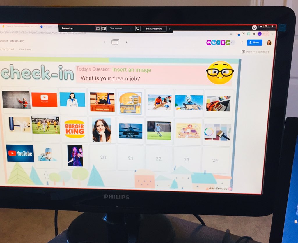 My students started to ask to do a Jamboard every morning, so it is now part of our routine. We know how important it is to have these opportunities to connect &amp; we always feel ready for the day when we have time to share. Thanks <a href="/MrsParkShine/">Esther Park</a> for sharing this amazing template!