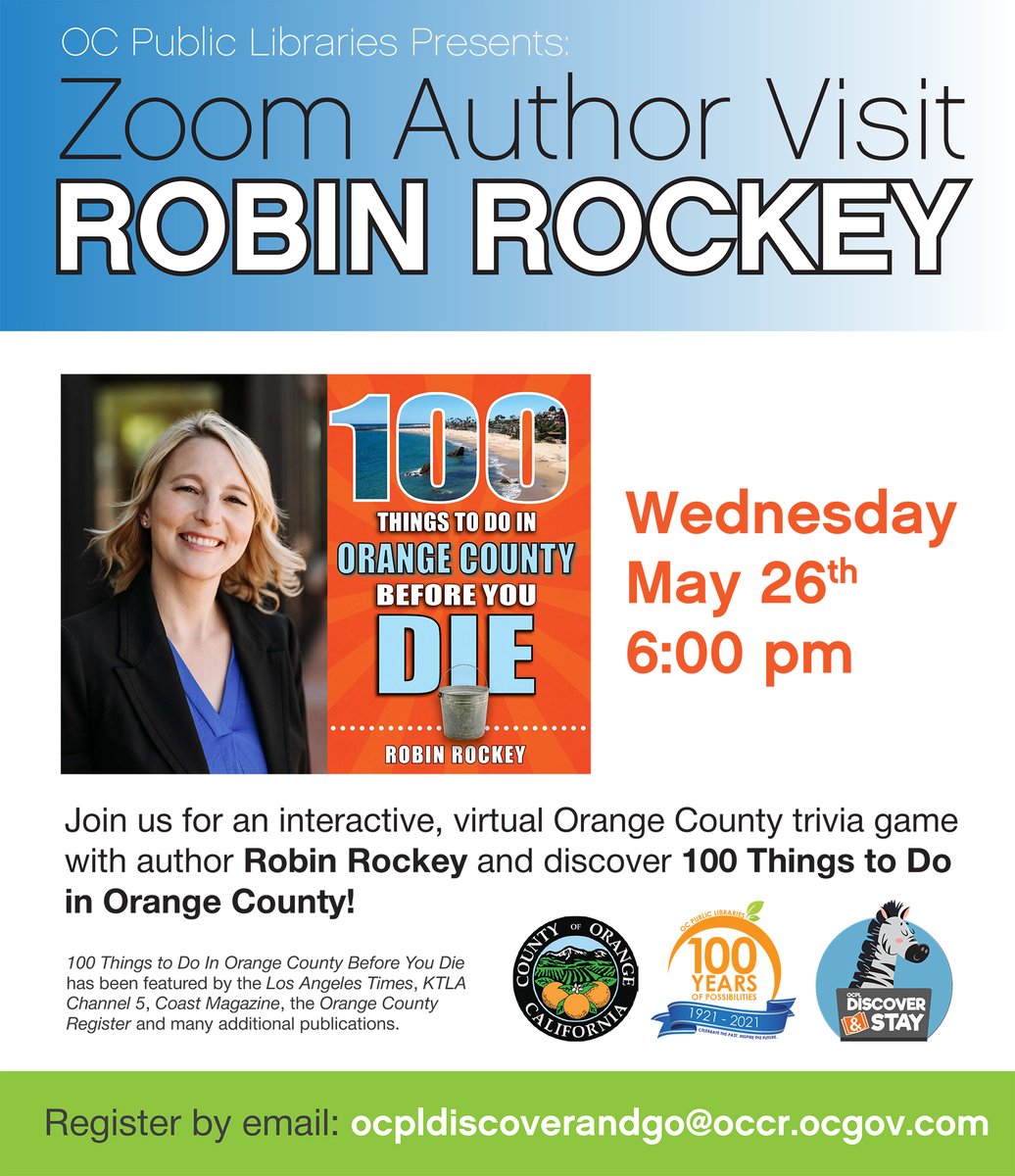 Join me for a fun, virtual trivia night event based on my book hosted OC Public Libraries on Wednesday, May 26! ocpl.org/events/zoom-au…

Get the book: orangecounty100.com