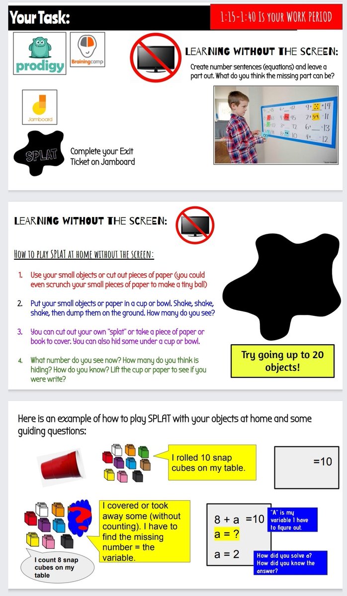 In honour of #screenfreeweek last week and coming to the realization that these little 🦅's need a break from 💻 I've been using this concept for a while 'learning without the screen' throughout the day - allowing them to apply what they learned into everyday context. #HSCertES