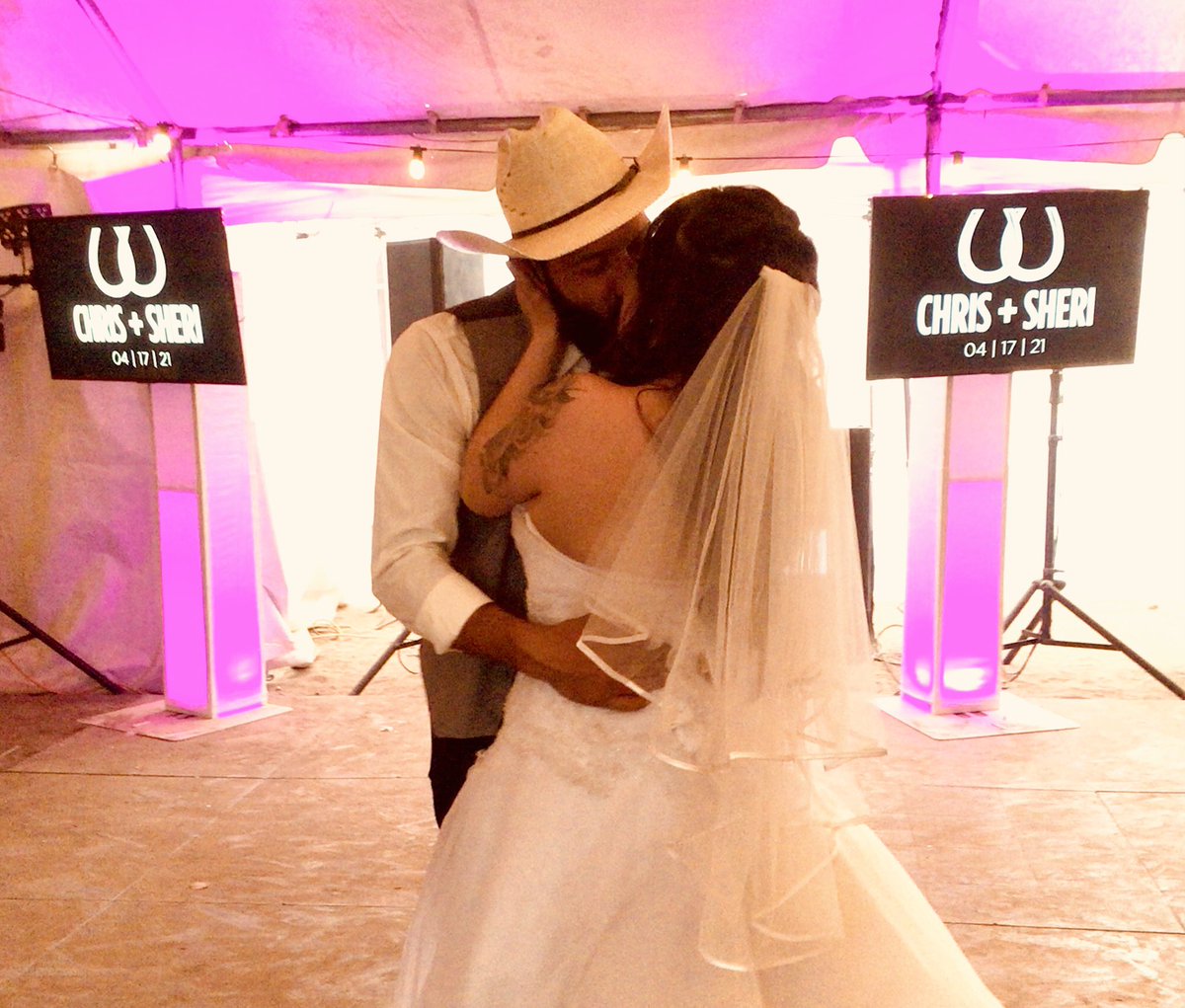 MQParty's tweet photo. Really excited to DJ weddings again!!! Congratulations to this awesome and FUN couple. Chris &amp; Sheri, it was an honor to DJ for you! https://t.co/gufwj7SKaB
