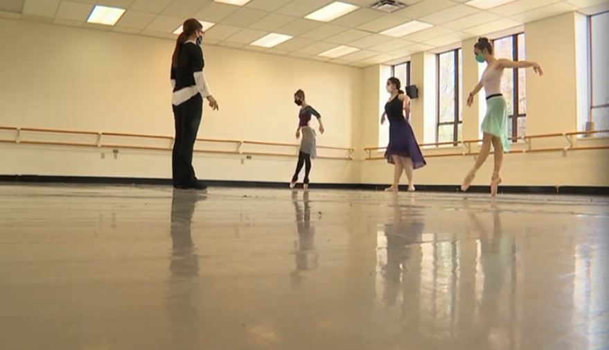 WGME's tweet image. Portland Ballet is performing live in front of an audience for the first time in over a year: bit.ly/3fcnwXa