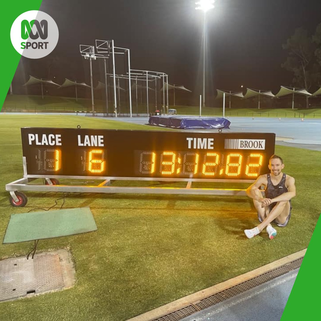 abcsport's tweet photo. In case you missed it … 👀🏃

 🇦🇺 34-year-old Aussie David McNeill gave it everything as he posted an Olympic Qualifier in the 5000m with a blistering time of 13:12.82! 😮

His previous PB? 13:18.60 back in 2012! ⏱️

📸 @AthsAust / @RunDMC_Neill #ThisIsAthletics #AthsTogether https://t.co/kp3T9nwa0D