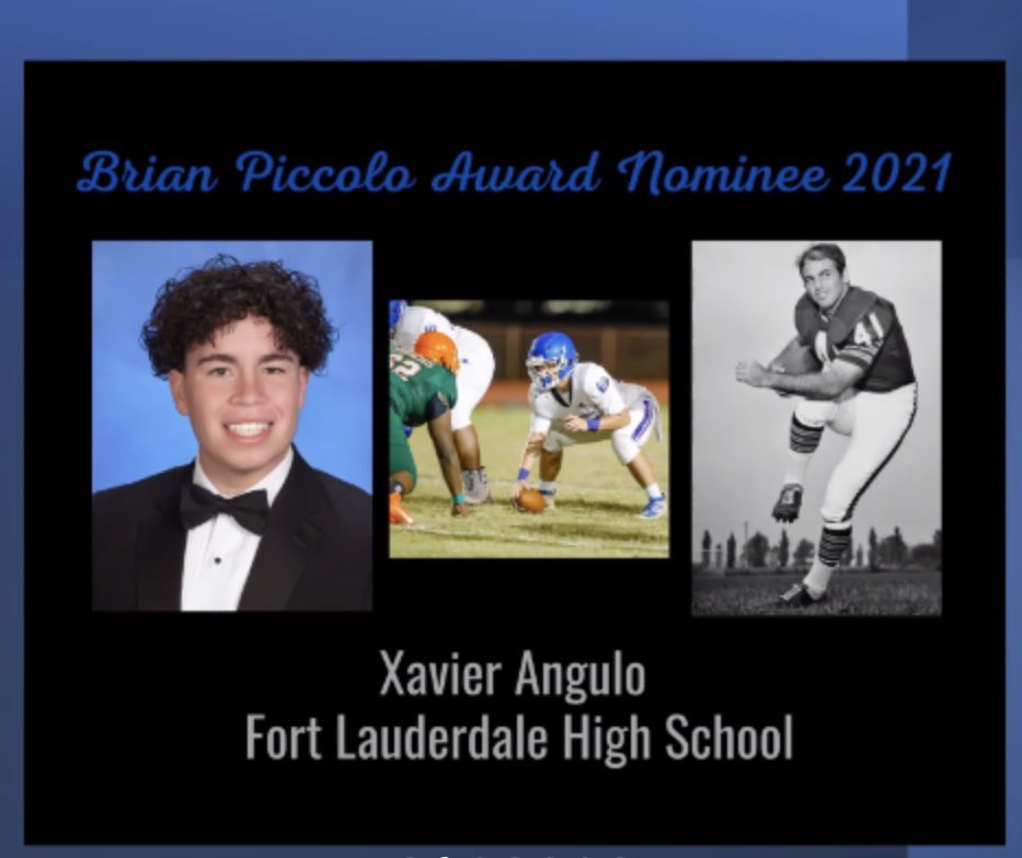 PrincipalFLhigh's tweet image. Way to go Xavier! We are celebrating you at Top 10% and on the Virtual celebration for Brian Piccolo! Congratulations on your special recognition. Fort Lauderdale High is so proud of all you have accomplished! 👏👏👏👏👏👏👏@FLHS_2021 @FlhsOfficial @FlyingLsAthlete @FlyinglsFB