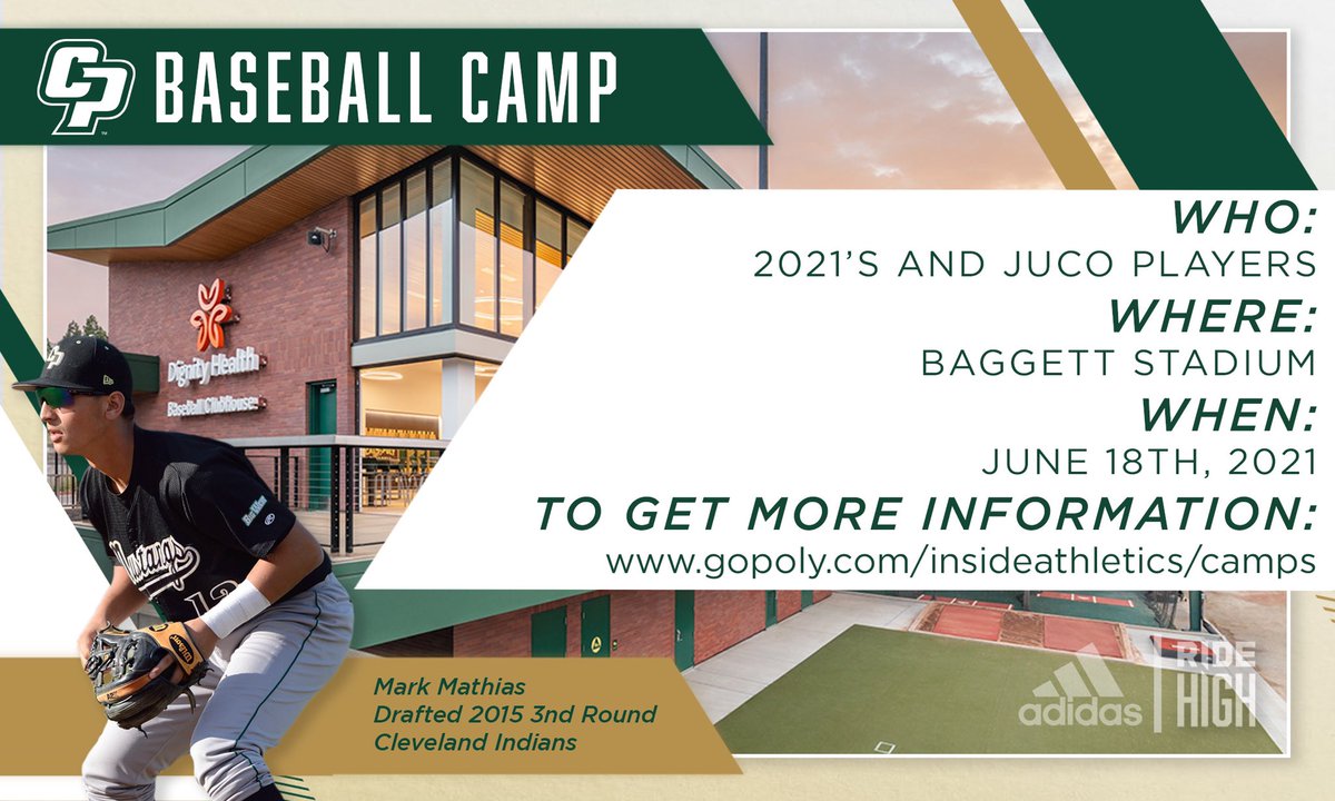 Upperclass Prospect Camp for 2021 grads and JuCo players this June 18th. Online registration here ➡️ gopoly.com/sports/2020/6/…