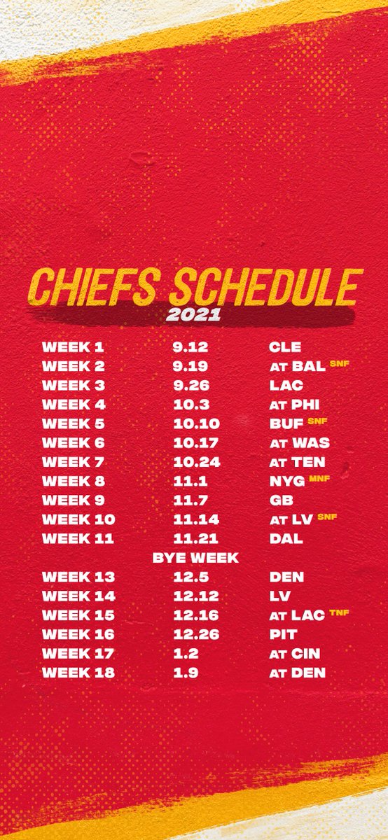 kansas city chiefs schedule 2022