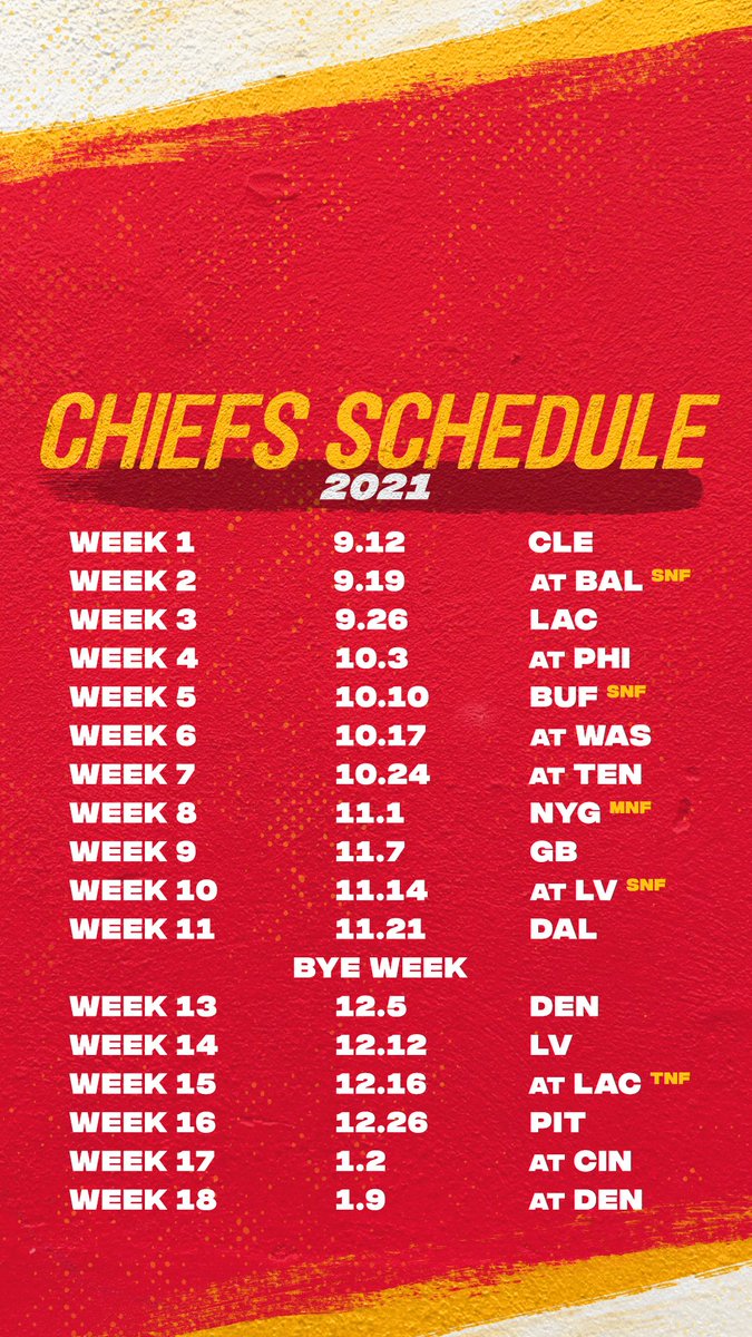 chiefs season schedule 2022