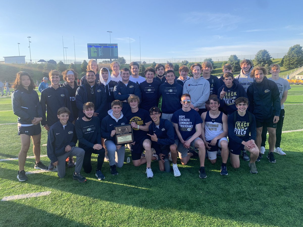 ROrtmeier's tweet photo. Congratulations to the Storm coaches and the boys and girls track teams! Couldn’t be more proud of the performances today!  Class A Boys District Champions and Girls Runner Up🏅🏆 #rollstorm @ElkhornPS_ESHS https://t.co/E0B9q5YnVH