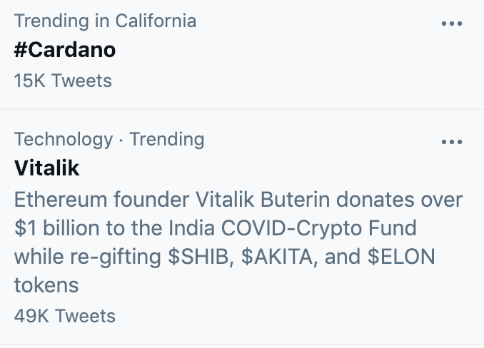 AltcoinDaily's tweet photo. This bull cycle has more media attention than ever before.
#BTC $ADA $ETH https://t.co/mh2ENWcJ7b
