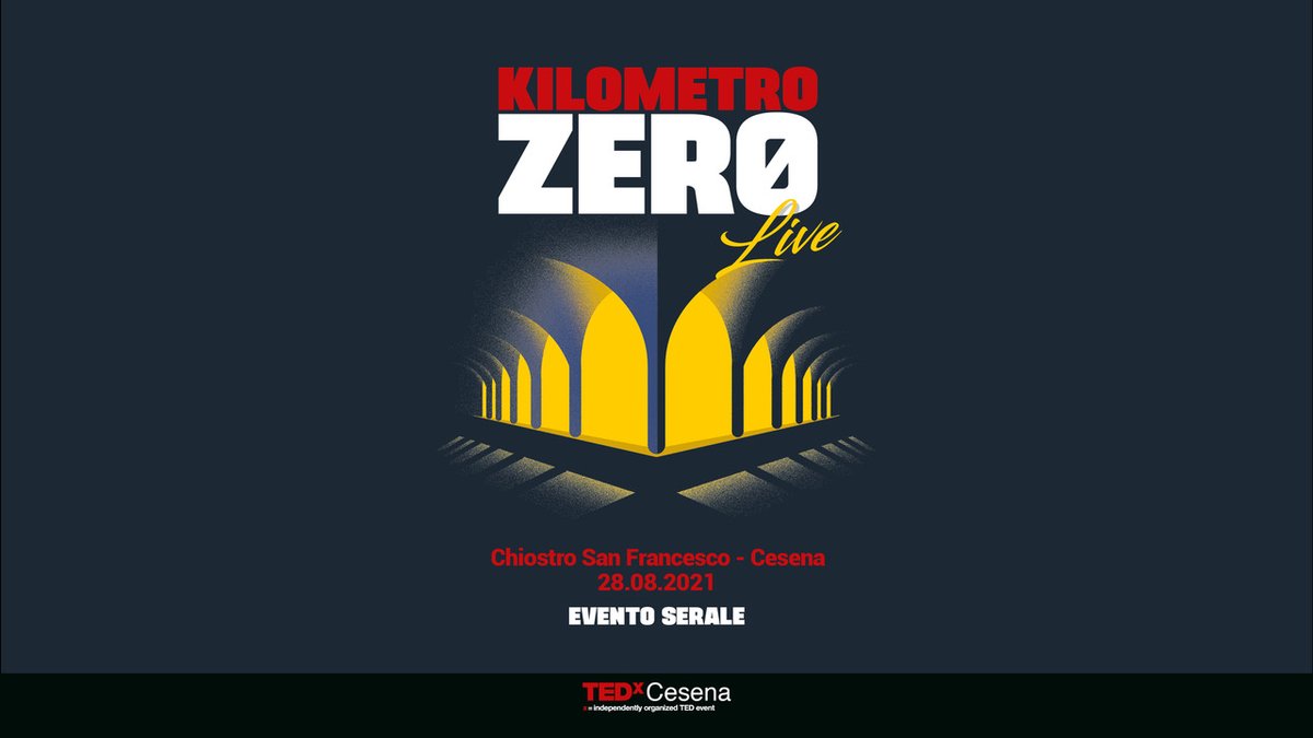 ❌ #TEDxCesena2021 | KILOMETROZERO LIVE ❌

QUANDO ❓ Sabato 28 Agosto - evento serale
DOVE ❓Chiostro di San Francesco, Cesena
COSA ❓TEDxCesena 2021 - KILOMETROZERO LIVE

👉🏼 Info e candidature speaker: tedxcesena.com/kilometrozero-…