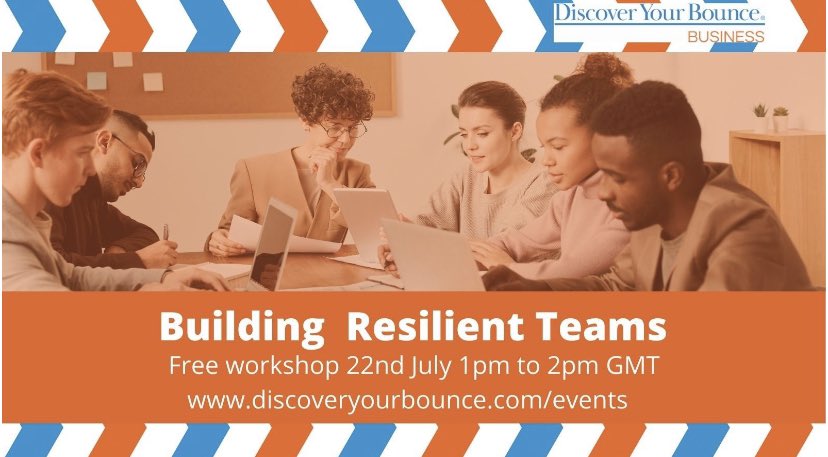Check out our free corporate wellbeing  events on 10th June and 22nd July discoveryourbounce.com/events