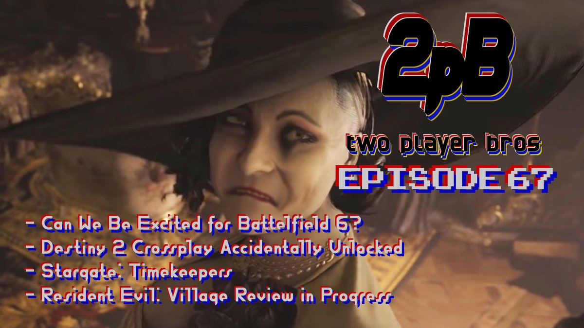 twoplayerbros's tweet photo. Mike is disappointed in the new #ResidentEvilVillage plus more in the newest episode!  Check out the latest episode of the #podcast! https://t.co/lxRLaCvtSy