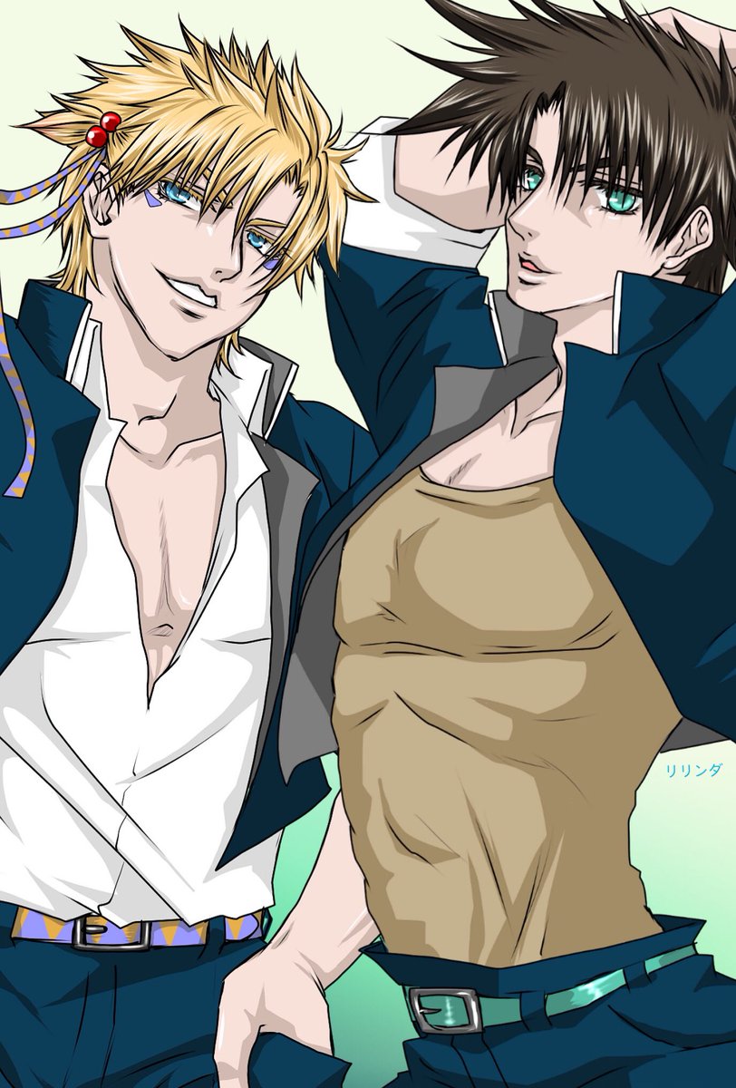 シーザーちゃんお誕生日 てことで6年前の学パロシー Amp ジョセ絵を リリンダのイラスト