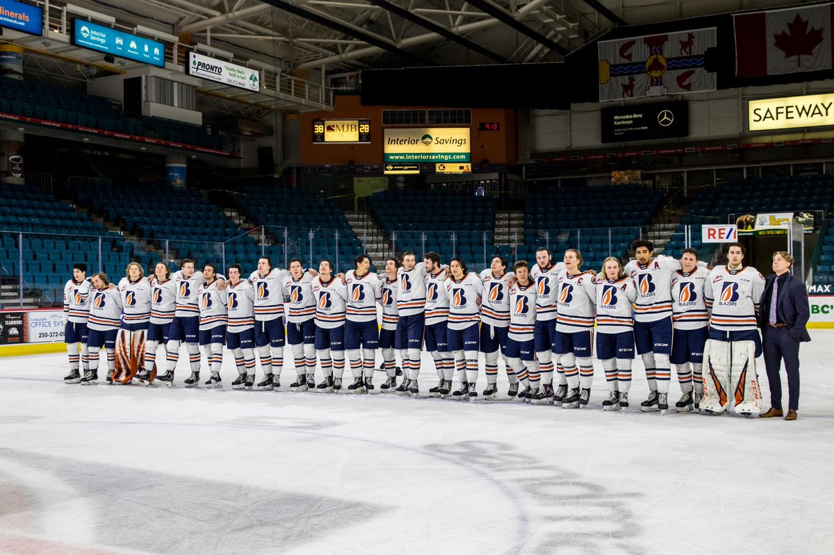 blazerhockey's tweet photo. Those BC Div 
Championship feels 🏆🏆🏆
#REMAXHub #Kamloops
📸 @tea_mercuri75 https://t.co/N7DGMT7yLF