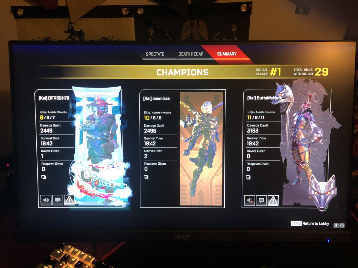 Yo <a href="/PlayApex/">Apex Legends</a> Valk is the best legend you have produced. Thank you.