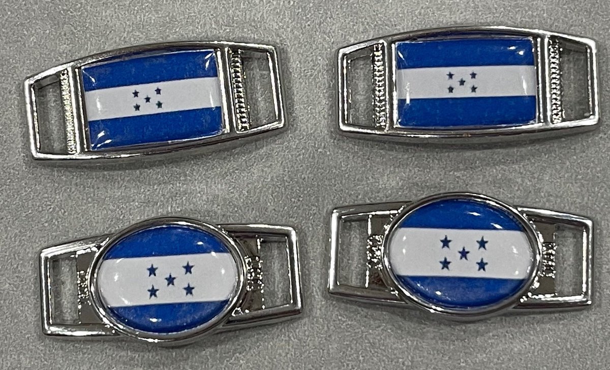 ceravolo12's tweet photo. Excited to share the latest addition to my #etsy shop: 1 or 2 Honduran Flag Shoelace Charms https://t.co/P5yQhaUS28 https://t.co/4oNGSwm5kK
