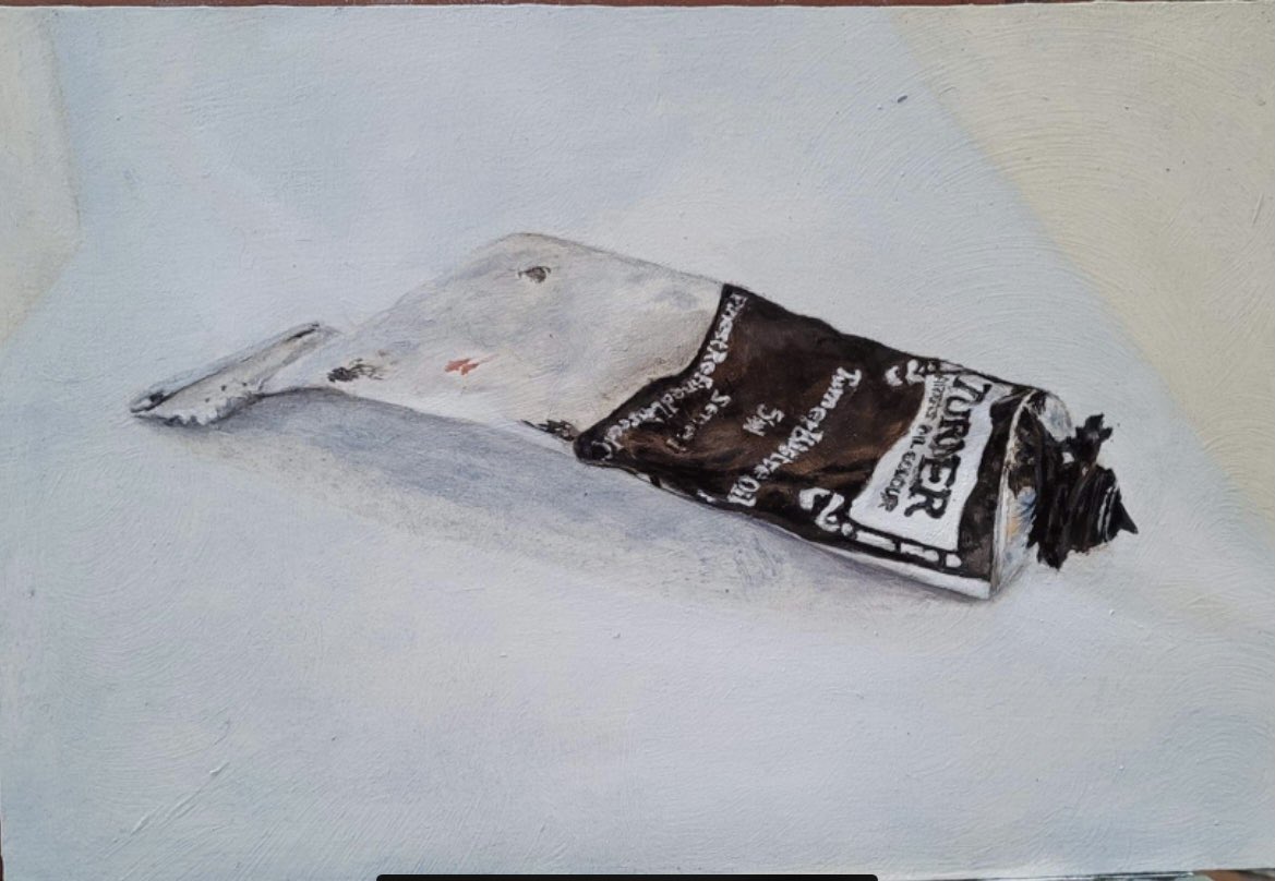 #turnerbistreoil #paint was the subject in our #paintingmetal objects #artclass for our more #advancedpainters this #directoainting was a lot of fun to do but quite challenging. #turnerspaintingschool #waltonhall #waltonhallgardens #warrington #cheshire