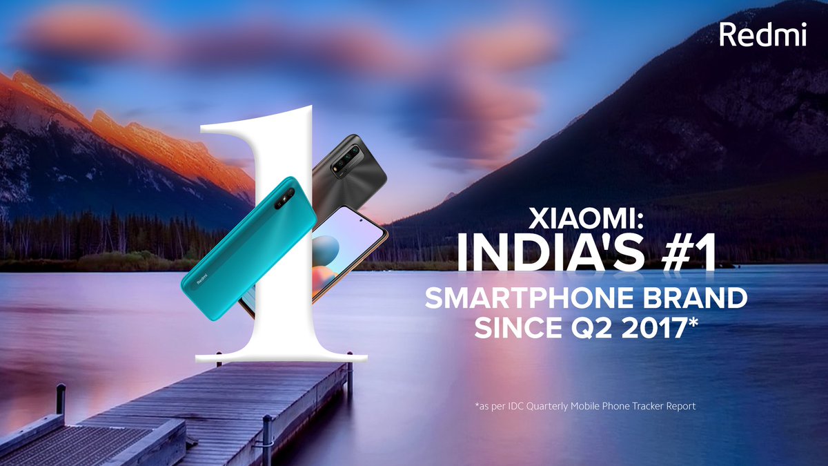 RedmiIndia's tweet photo. 2020-21 has been a rough year #MiFans but, your constant support has made us the #1Smartphone Brand ๐ฅ in India yet again!
To add to the glory, #RedmiNote10series has sold a massive number of #500Crore smartphones in just 2 weeks of its launch!
RT to celebrate this !๐ช https://t.co/qyhKvjugx2