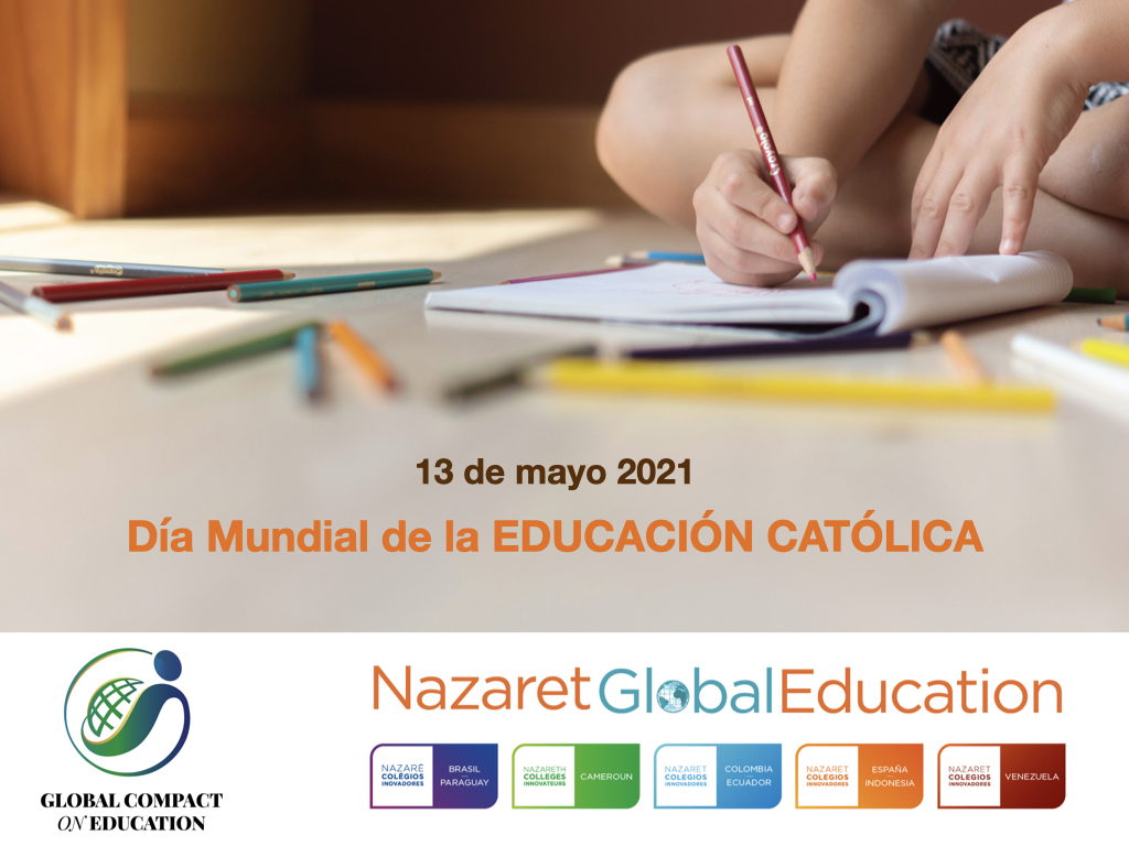 nazaretglobal's tweet photo. Os deseamos un muy feliz #DíaMundialDeLaEscuelaCatólica 
@nazaretglobal @ecatolicas @OIEC2016 @CIEC_Educacion
 #CasaComún #PactoEducativoGlobal https://t.co/atQhEtY78n