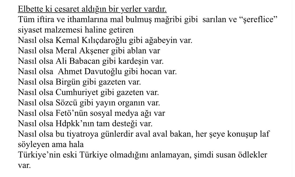 suleymansoylu's tweet photo. Aylardır bu senaryonun  bu noktaya geleceğini bekliyordum.
Birilerinin elinde operasyon elemanı olan mafya pisliği... https://t.co/4rqfYDZmc0