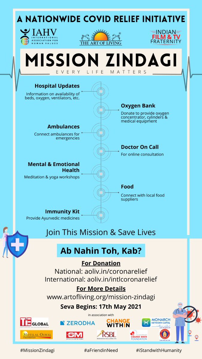 At this juncture, it is pertinent that all of us come together and extend our hand to help restore the physical health, mental health and vibrancy of our people. Keeping this in view announcing #MissionZindagi. It will provide a platform to those who are in need of help.