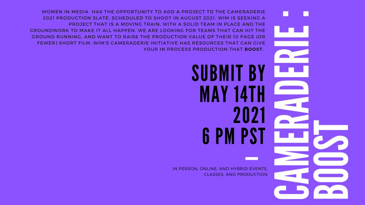 thedrpenelope's tweet photo. Are you a woman with a short film ready to go into production? Join @womennmedia NOW!
#shortfilm #parityinaction #screenwriting #production #setlife #filmfunding #filmlab #learningisfun #filmschool #Tribeca #womandirector #womandp #femalecrew
https://t.co/pSzWw5UbXS https://t.co/o5JmPzHZwj