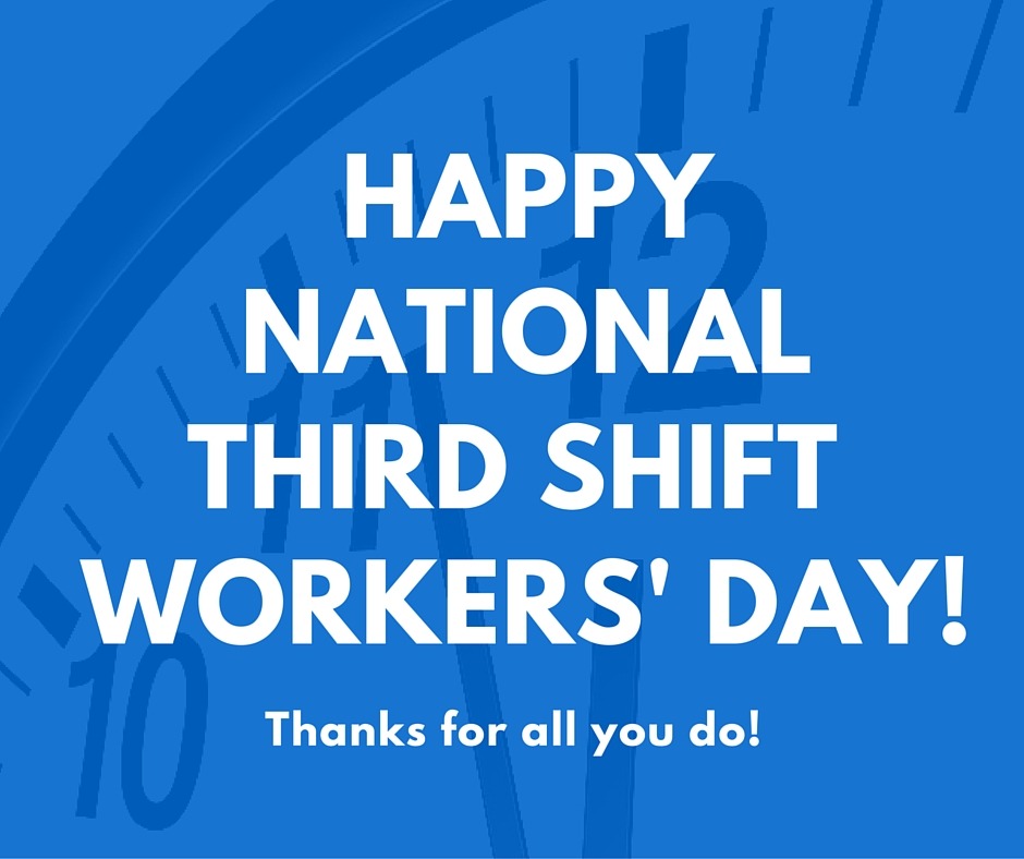 Who knew this was even a thing? 😅
#ThirdShiftWorkersDay 
#NightShift