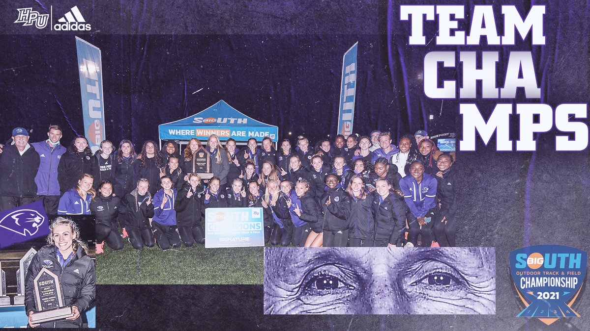 HPUTrack's tweet photo. 𝐅𝐈𝐑𝐒𝐓 𝐄𝐕𝐄𝐑

The High Point Women are the 2021 Outdoor Big South Track and Field Champions!

#DefendTheTeam x #GoHPU https://t.co/Ss9EbZFb62