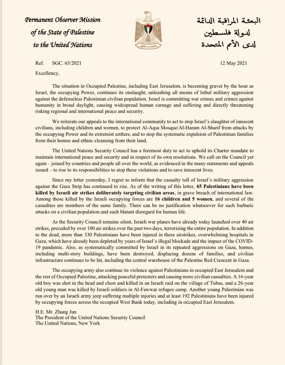 State of Palestine tweet media