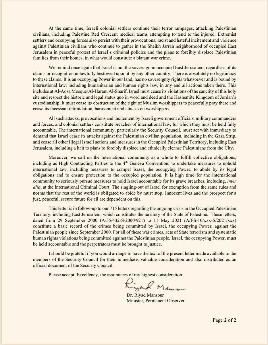 State of Palestine tweet media