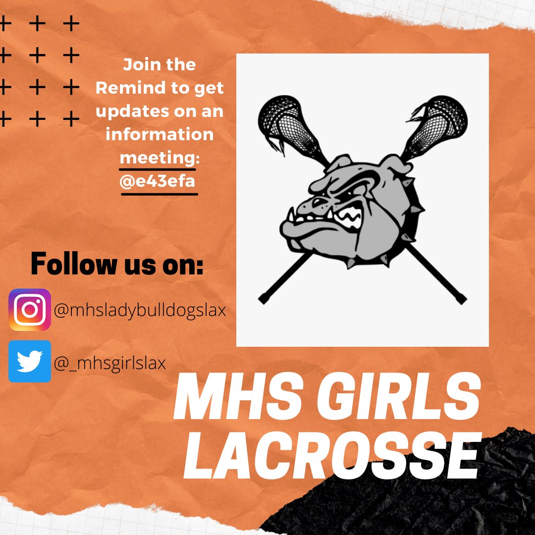 Girls lacrosse is coming to MHS!!! Be sure to join the Remind🥍 @MHSTrentSherman <a href="/MHSDogPound/">Martinsburg Bulldogs</a> <a href="/TheJournalWV/">The Journal</a> @cdoyleMHS <a href="/shelbywglover/">Shelby Glover</a>