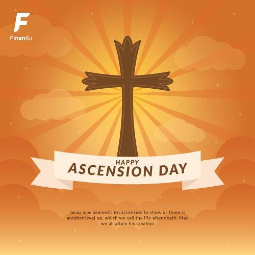 finanku's tweet photo. Dia yang datang dari Surga kembali ke Surga untuk menyediakan tempat bagi kita di rumah Bapa. "Happy Ascension Day"

#finanku #ascension #ascensionday https://t.co/csP5xtkELI