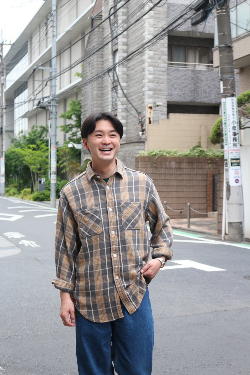 1ldk En Twitter Unused Us1976 通年使って頂きやすいチェックシャツ デニムとの合わせは勿論 チノパンやカーゴパンツ等との相性も抜群 夏場はショーツに合わせても良さそうですね 29 000 31 900 Tax In