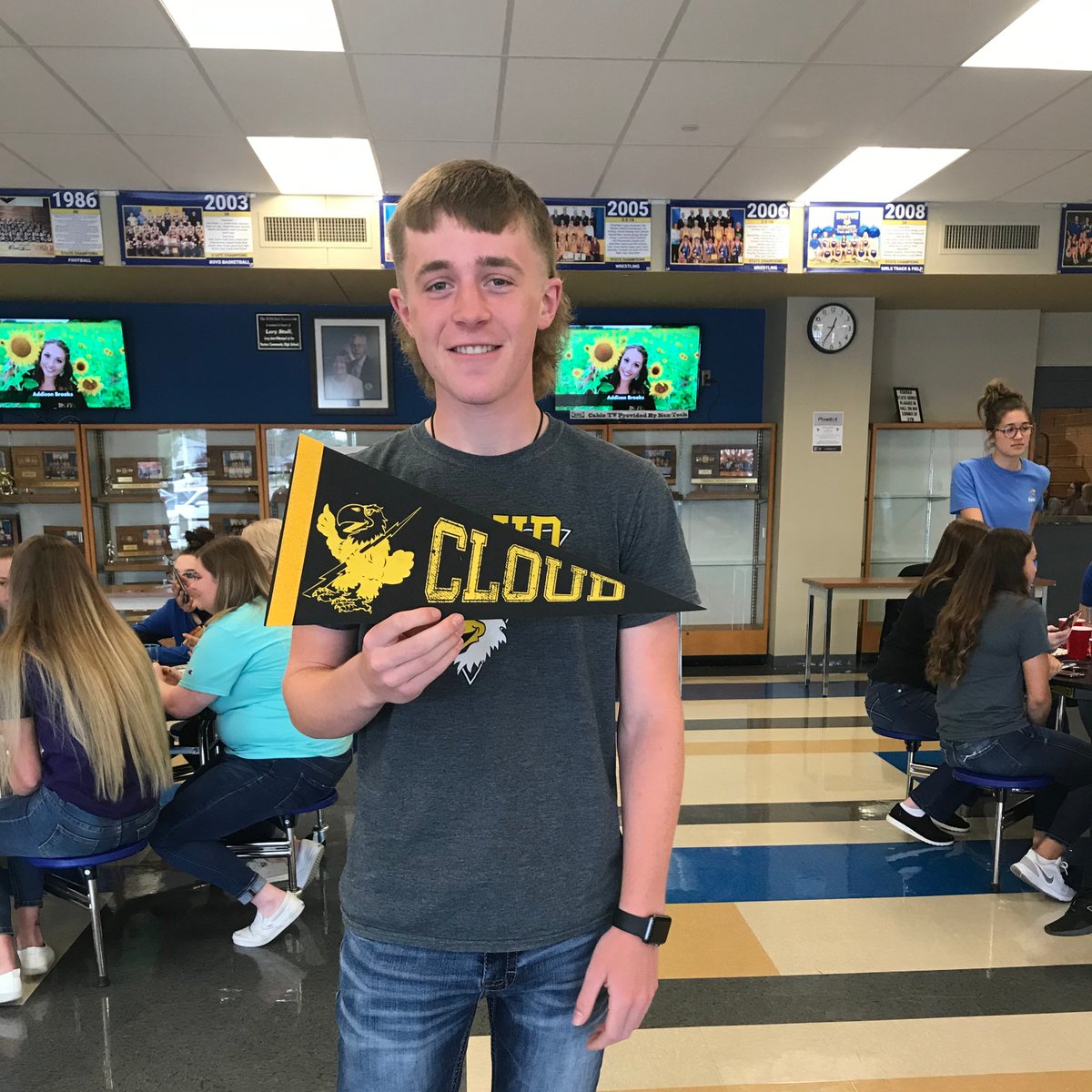 Congratulation to Colton who will study Criminal Justice at Cloud County. Best of Luck! #BackTheBirds