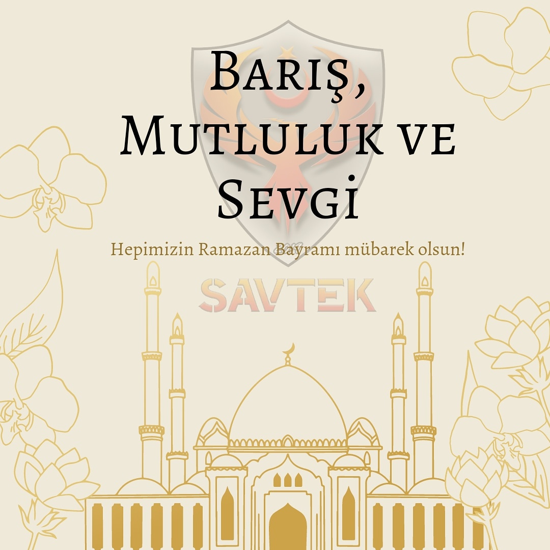 Barış, mutluluk ve huzur getirmesi dileği ile... Ramazan bayramımız mübarek olsun
#RamazanBayramıKutluOlsun