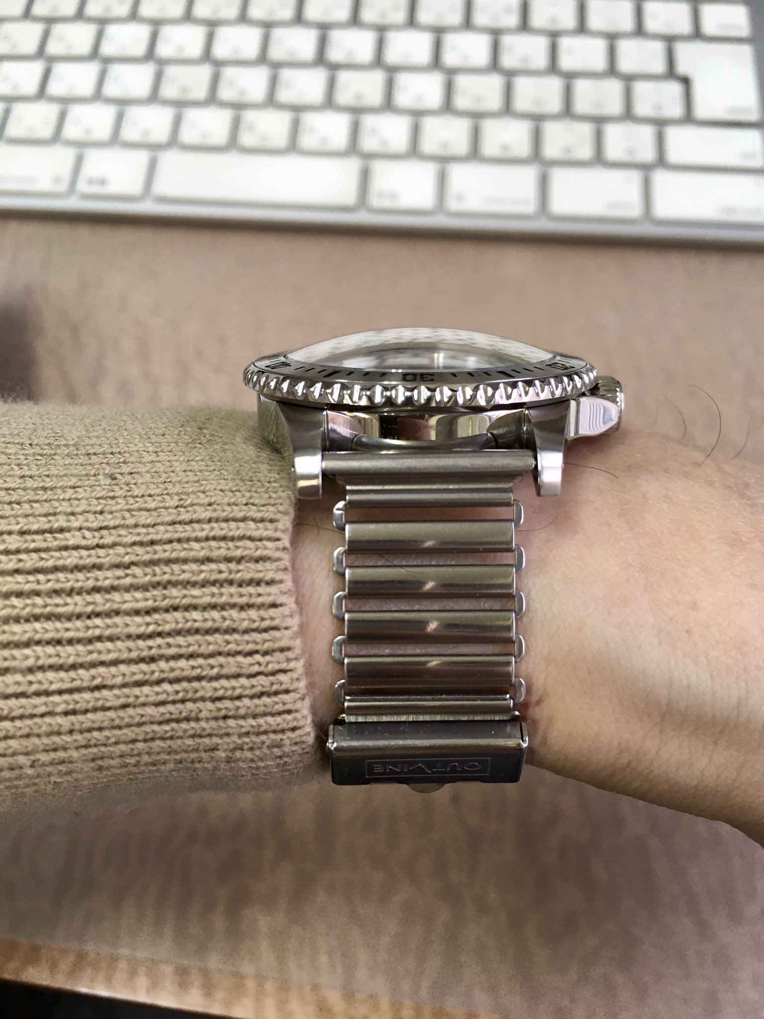 アウトライン ボンクリップスタイル バンブーブレスレット 18