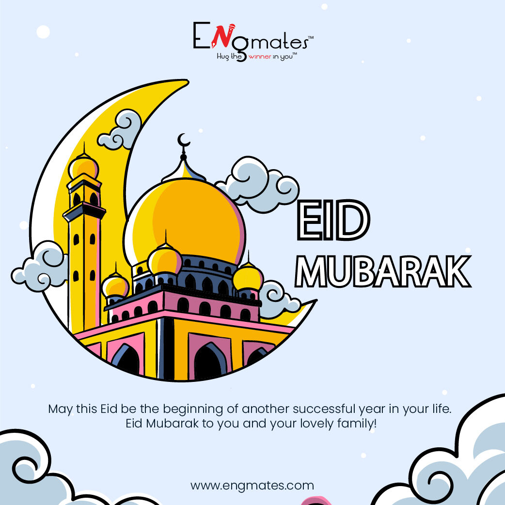 EngMates's tweet photo. Engmates Wishes You Happy Eid-ul-Fitr to You and Your Family.
Happy Eid Mubarak! Wishing everyone happy holidays, stay safe and pray to your Almighty.
#RamadanKareem #Eid #Eid2021 #EidUlFitr #eidmubarak #Eidulfitr2021 #eidmubarak2021 #eidgifts #happyeidmubarak #happyeid #StaySafe https://t.co/n9Lhl5GTtI
