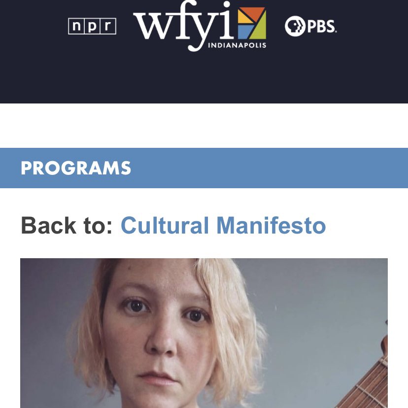 @wfyi #culturalmanifesto #wfyi #Indianapolis #interview #shimmy-disc