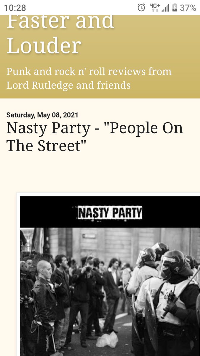NASTYPARTY3's tweet photo. Single Review #lordrutledge #fasterlouder #fasterandlouderblog #fasterandlouder #musicblog #musicbloggers #musicjournalism #musicblogger #musicnews #musicpress #musicpreview #punkblogger #punknews #rockreview #musicreviews #TheBuzzcocks #songreview #punkblog #zines #Buzzcocks https://t.co/1KLvQXU2Il