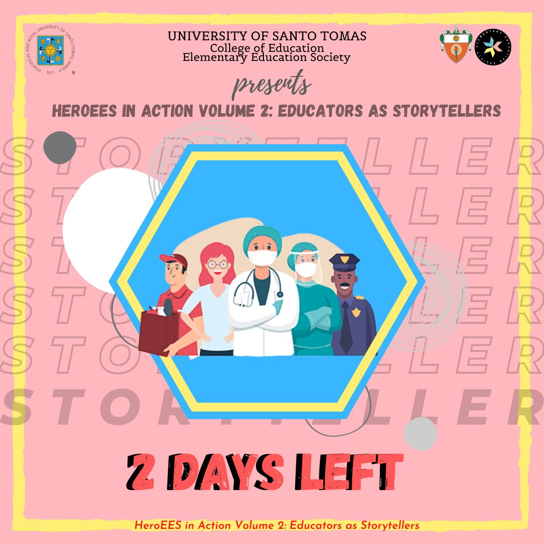 BAM! We hope you’re excited mga Ka-EES because there’s only 2 days left before HeroEES in Action Volume 2: Educators as Storytellers.
Simply click the link to sign-up:  forms.gle/3hTYLc12LRX2nM…

We’ll see you soon!

#HeroEESinAction
