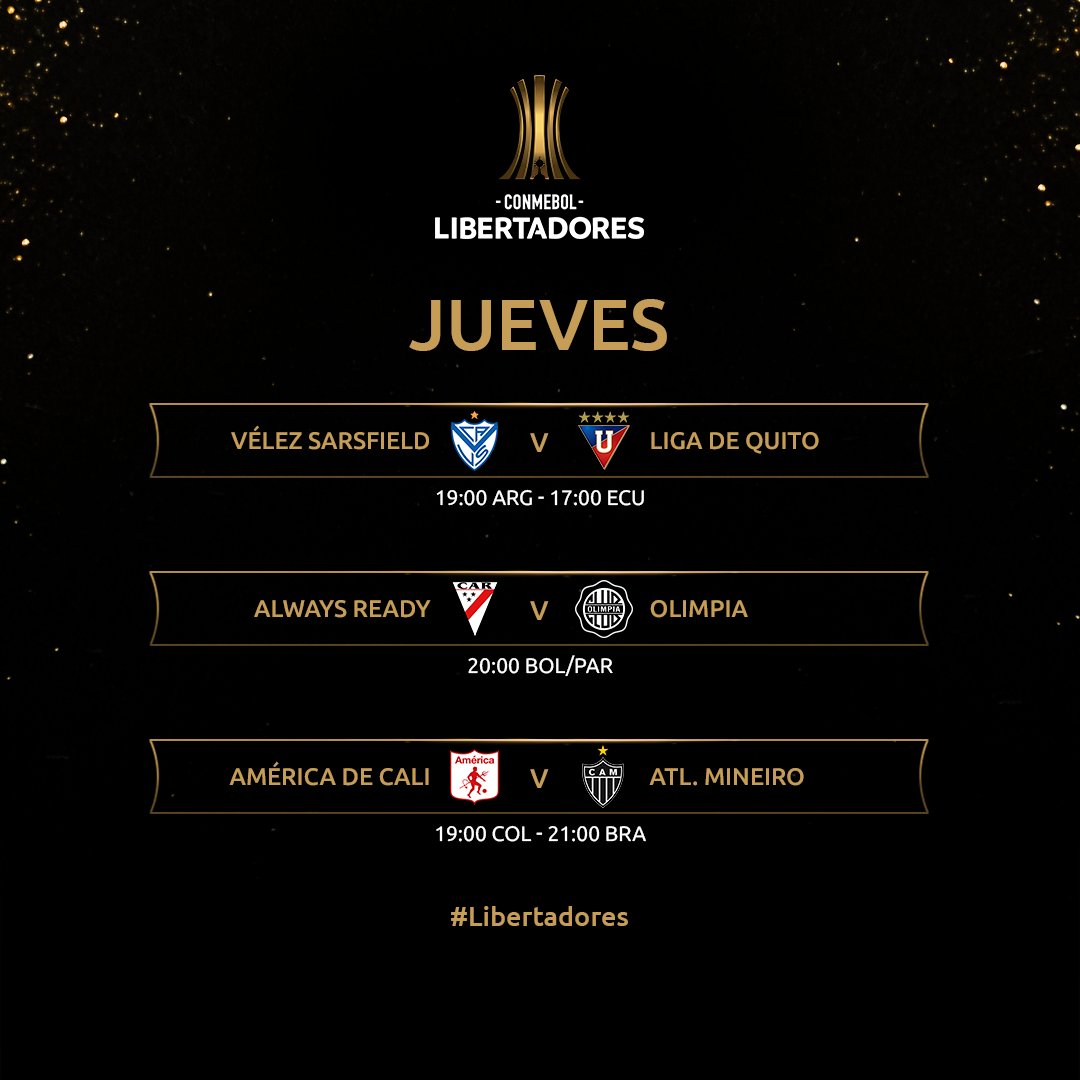 ¿Cuándo juega por la Libertadores Vélez