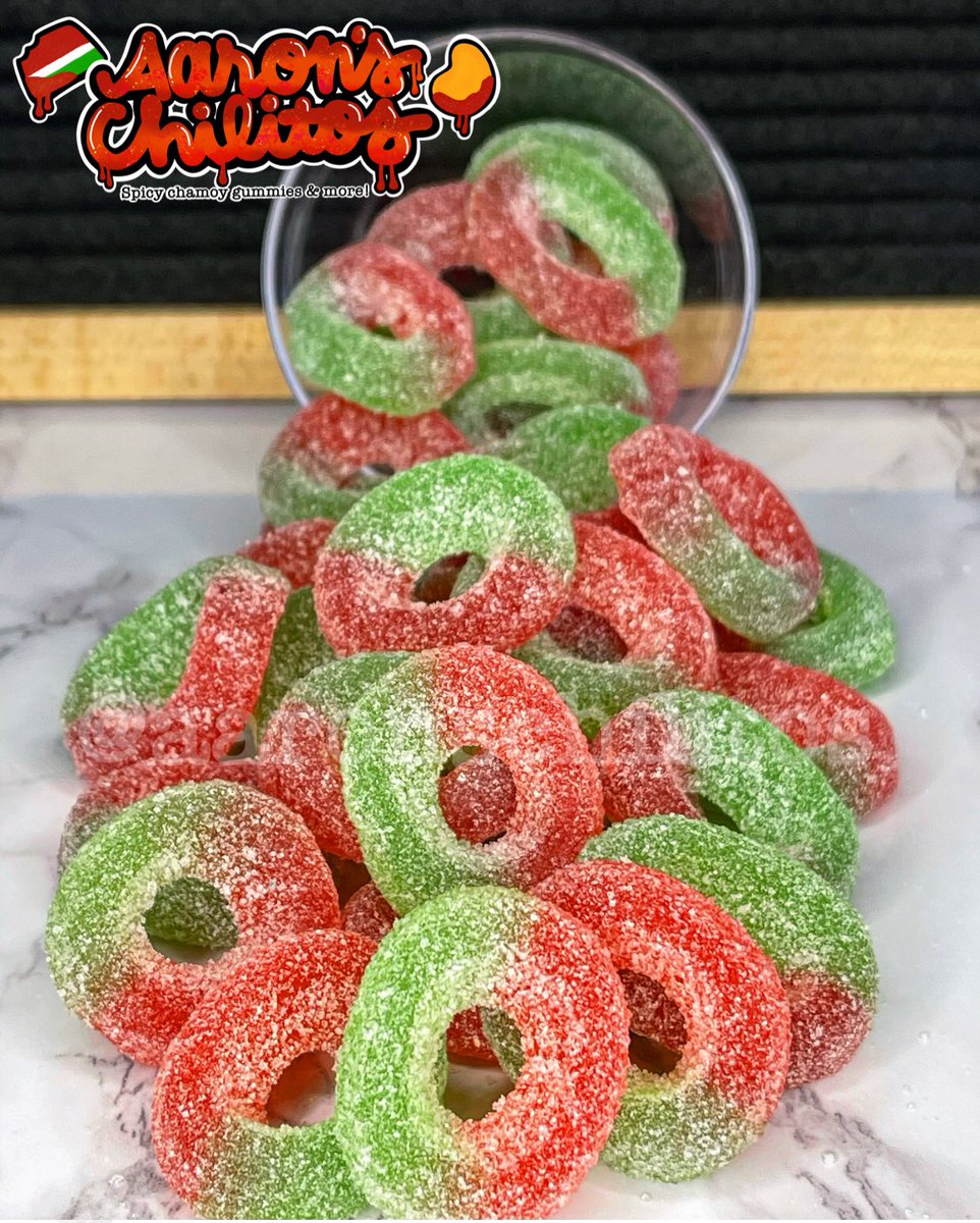 aaronschilitos's tweet photo. Dry Style Cherry Rings 🍒🔥🌶 #Chamoycandy #mexicancandy #chamoy #candy #aaronschilitos #candyenchilados #enchilados #candies #dulce #mexican #losangeles #dogecoin #candies #spicy #rimdip #cherry https://t.co/H972QXYiNT