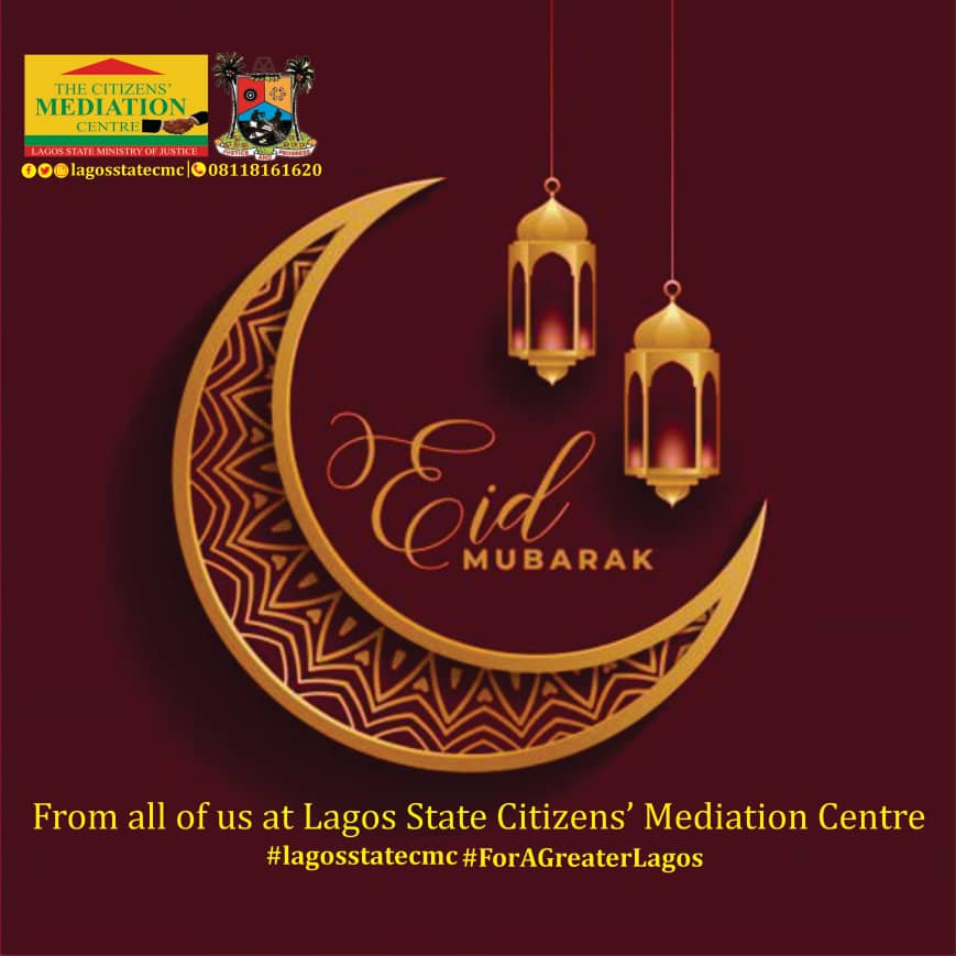 cmcikeja's tweet photo. Wishing you the most cheerful and memorable celebrations on the occasion of Eid Ul Fitr…. May you find peace and happiness with blessings of Allah!!!

Congratulations!!! 

#eidulfitr
#peaceinlagos
#disputefreemoment
#lagosstatecmc
#ForAGreaterLagos
@LagosMoj https://t.co/P9AMtT68MR