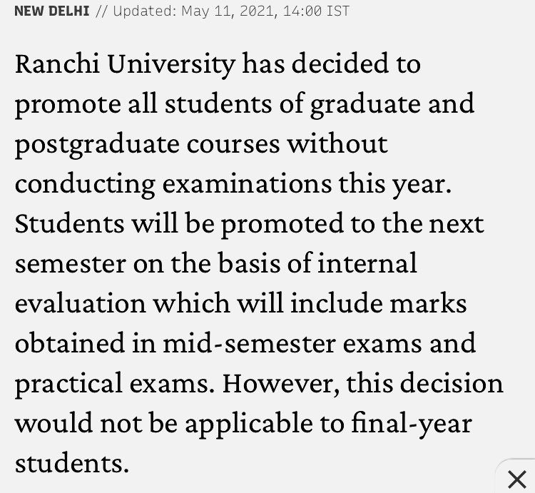 Qmr4u's tweet image. @Pradeep1881964 @JutRanchi @Jagarnathji_mla @JharkhandCMO  झारखंड टेक्निकल यूनिवर्सिटी को भी राँची यूनिवर्सिटी के तरह जल्द से जल्द फ़ैसला लेना होगा नहीं तो लाखों बच्चों का भविष ख़तरे में है मैं VC SIR से अनुरोध करता हूँ की टेक्निकल यूनिवर्सिटी का छत्रों का भविष बचा लीजिए sir