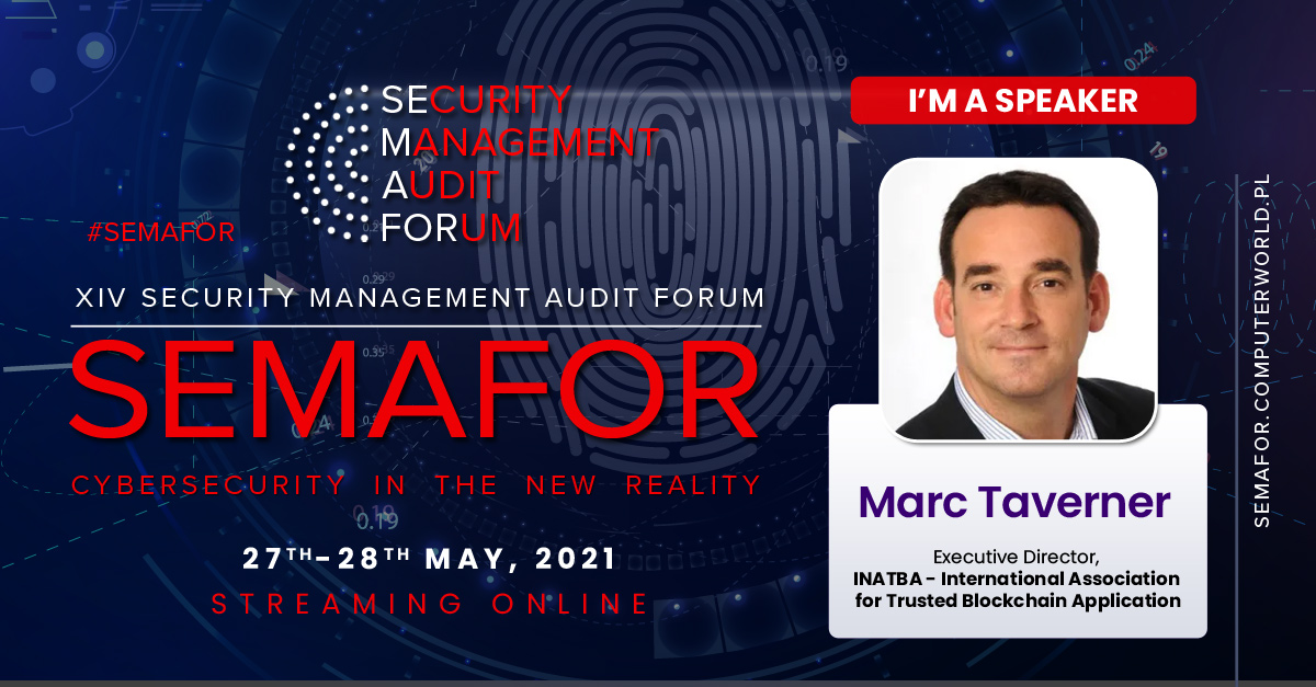 INATBA_org's tweet photo. 📅Join our Executive Director @blocktav at the 14th Security Management Audit Forum!
Organised by @ISSAPoland, Marc will be speaking on the role of blockchain analytics for security and compliance.
Register here: https://t.co/1OvVkVlCnS
#SEMAFOR #ComputerworldPolska https://t.co/mTut4c7ZAL