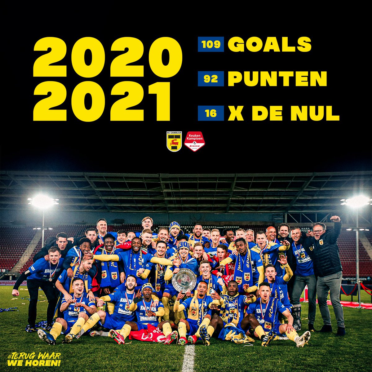 Één woord: 𝐇𝐈𝐒𝐓𝐎𝐑𝐈𝐒𝐂𝐇! 💛💙

#TerugWaarWeHoren